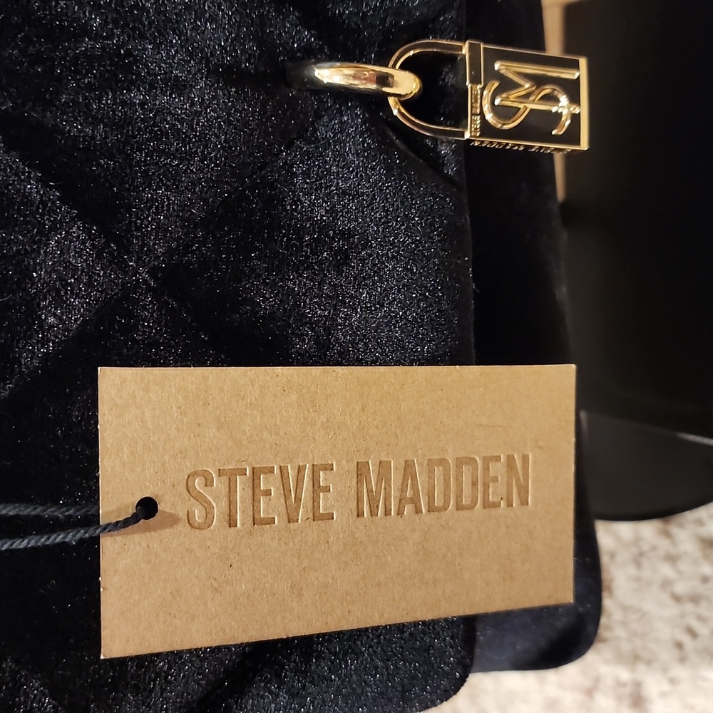 NWT Steve Madden velvet shoulder bag - Picture 14 of 15